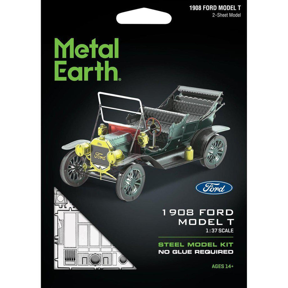 1908 Ford Modell T: Metal Earth 3D Laserschnitt Auto Miniatur Set 2 Blätter