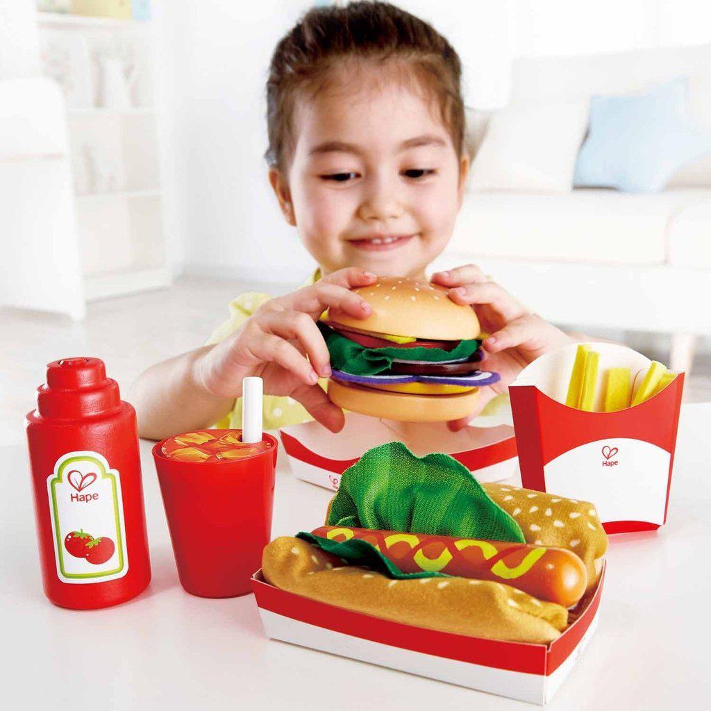 Fast Food Set-Hape-The Red Balloon Toy Store