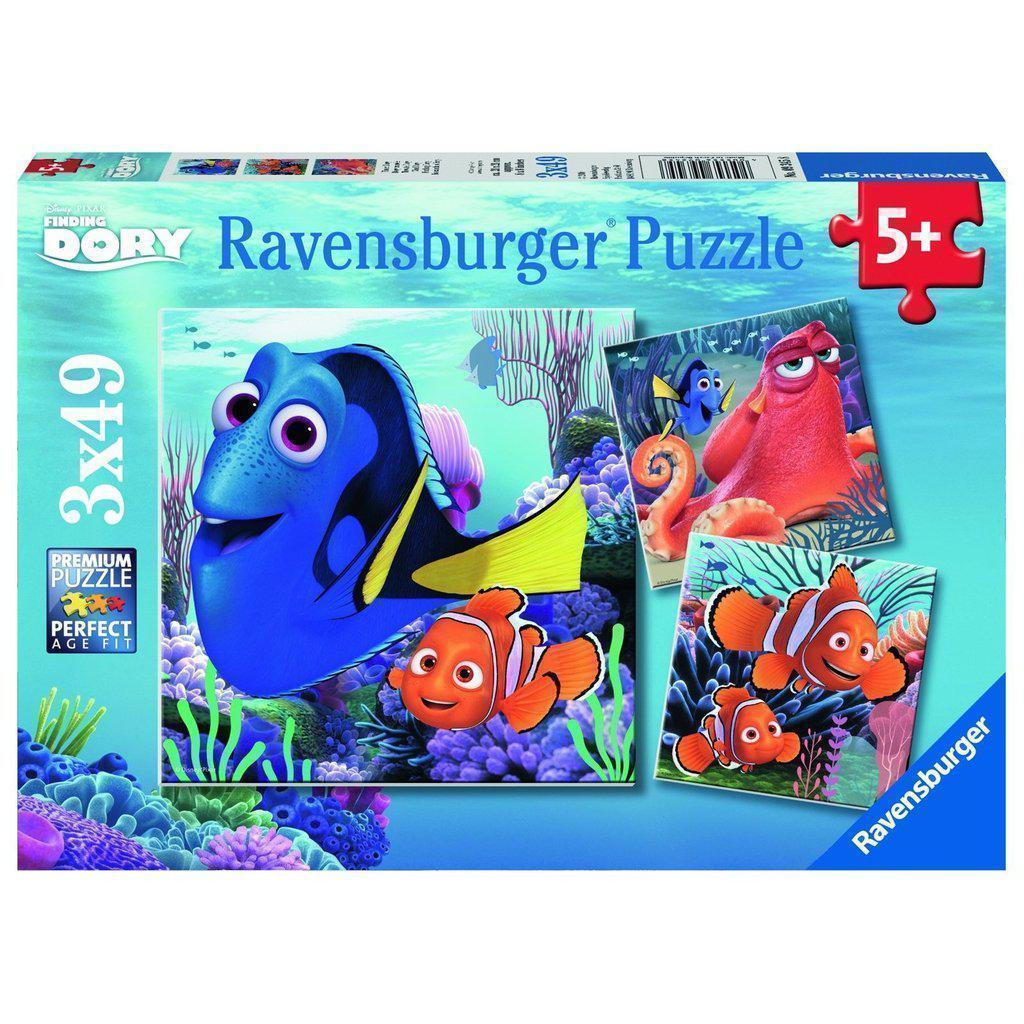 Finding Dory 3x49 pc Puzzle-Ravensburger-The Red Balloon Toy Store