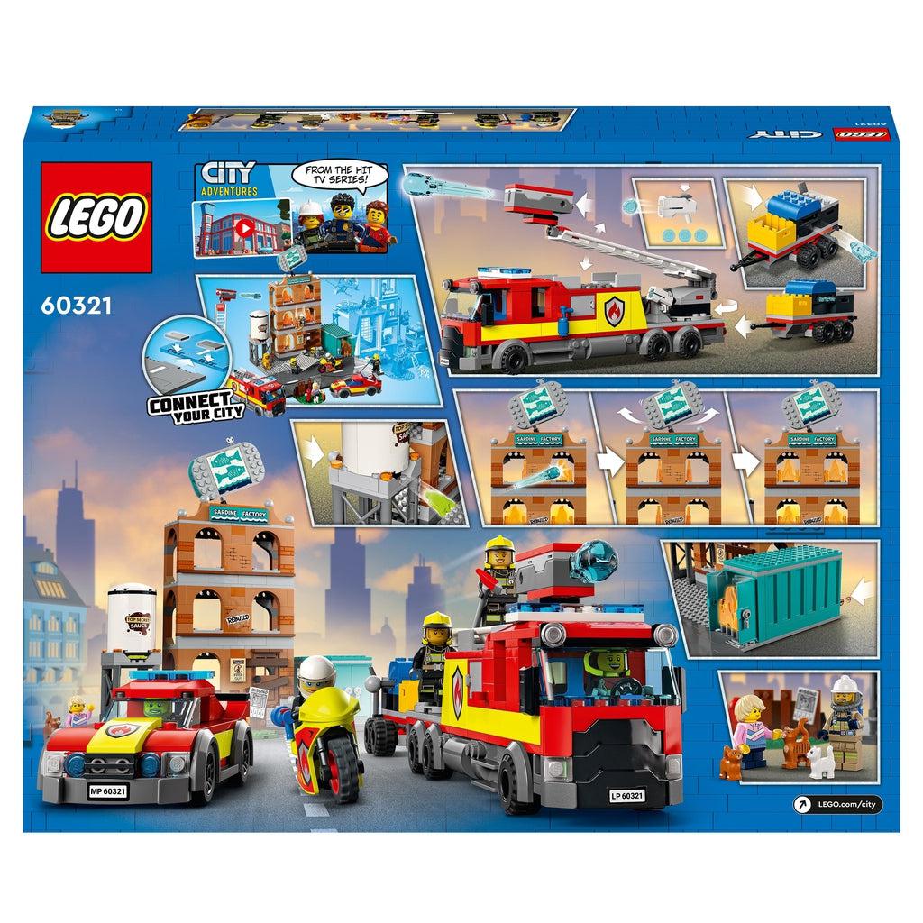 Ekstremt vigtigt Stadion reb LEGO Fire Brigade (60321) – The Red Balloon Toy Store