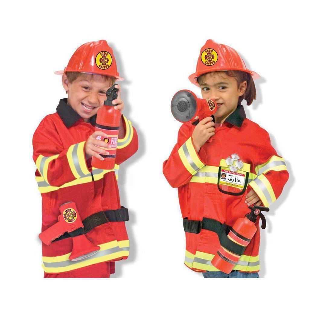 Fire Chief Role Play Costume Set-Melissa & Doug-The Red Balloon Toy Store