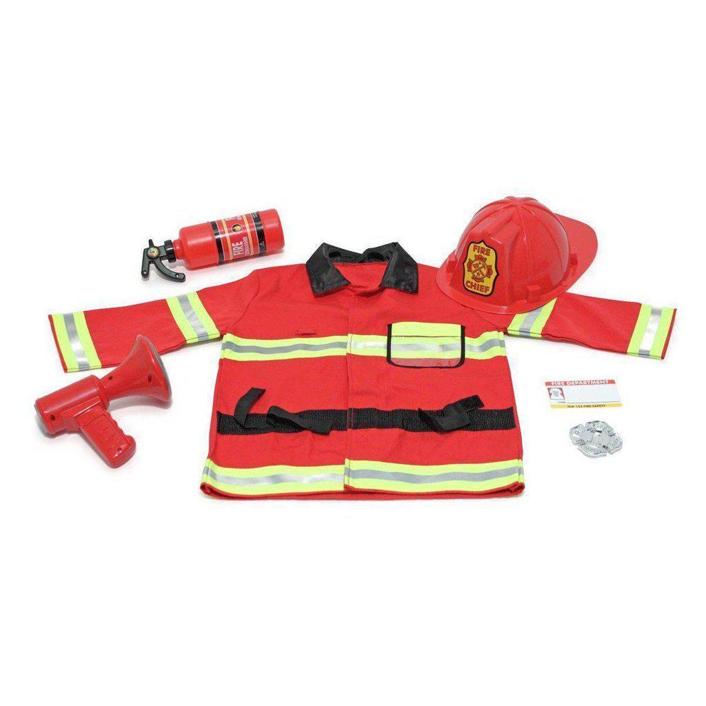 Melissa & Doug Fire Chief Role Play Costume Set, Standard Melissa & Doug Fire Chief Role Play Costume Set, Standard