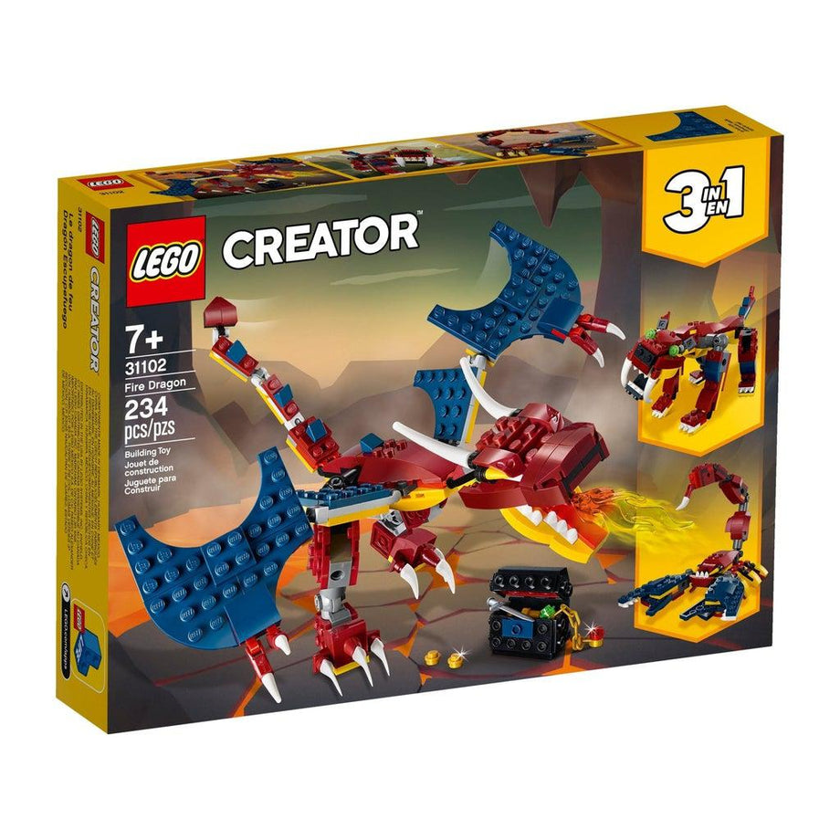 Subjektiv mavepine Jernbanestation LEGO Fire Dragon (31102) – The Red Balloon Toy Store