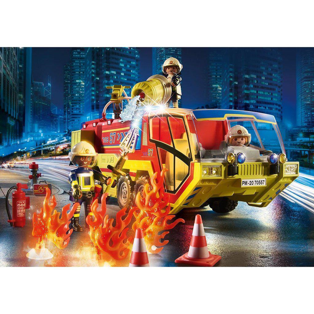 Fire Engine with Truck-Playmobil-The Red Balloon Toy Store