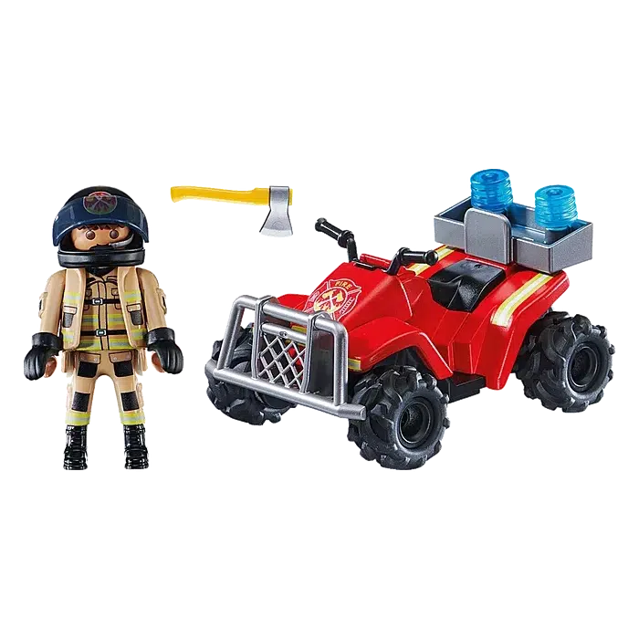 Fire Rescue Quad-Playmobil-The Red Balloon Toy Store