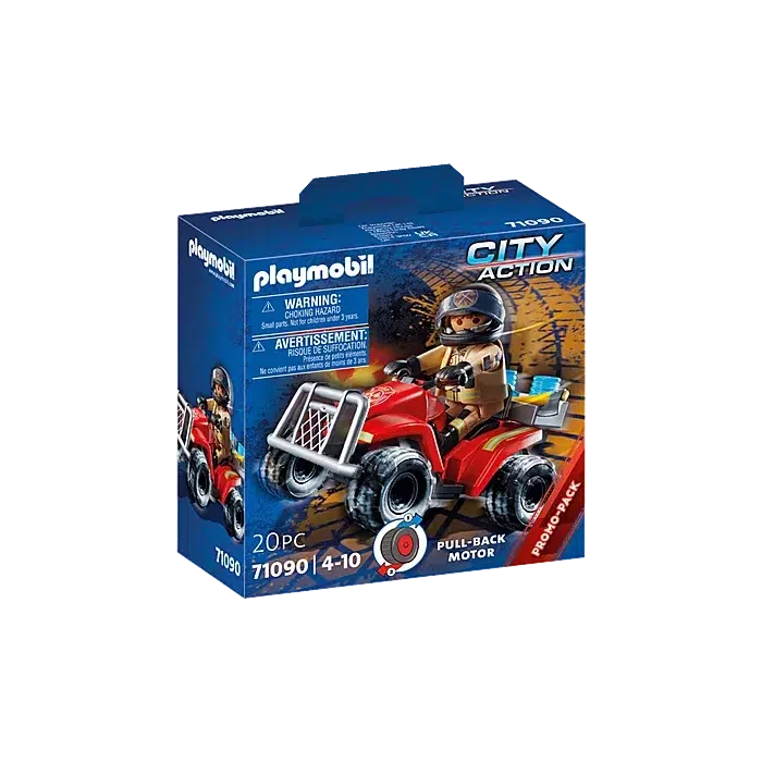 Fire Rescue Quad-Playmobil-The Red Balloon Toy Store
