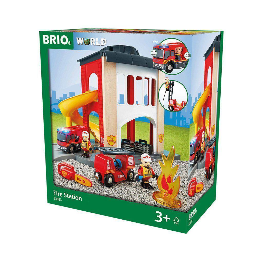 Fire Station-Brio-The Red Balloon Toy Store