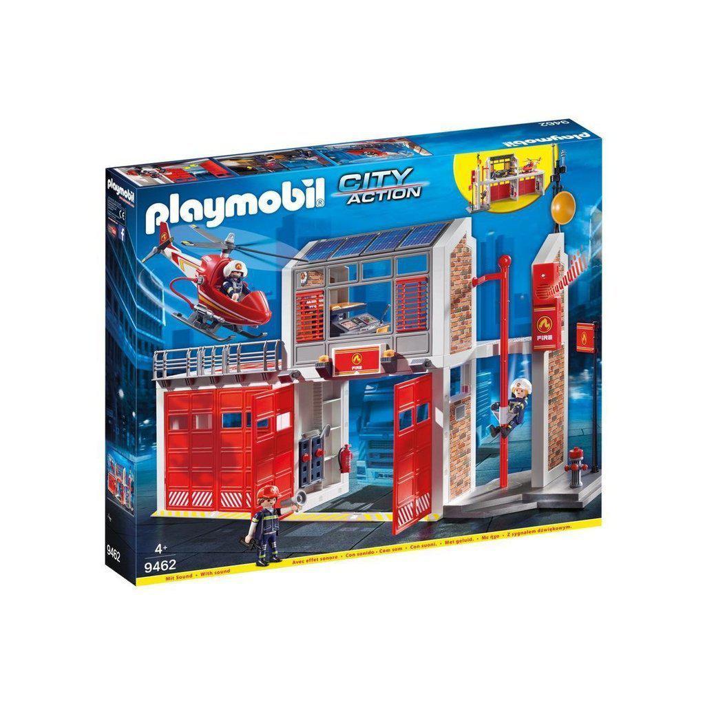 Fire Station-Playmobil-The Red Balloon Toy Store