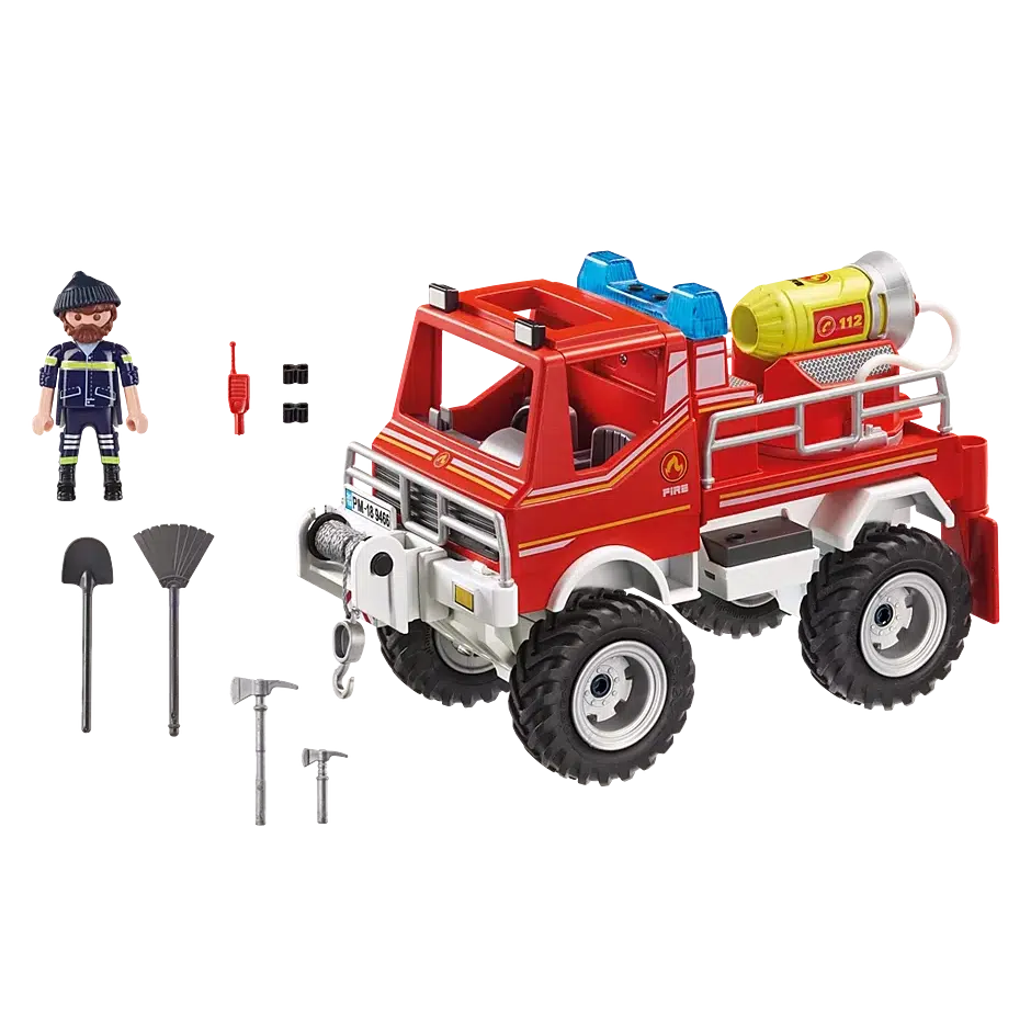 Fire Truck-Playmobil-The Red Balloon Toy Store