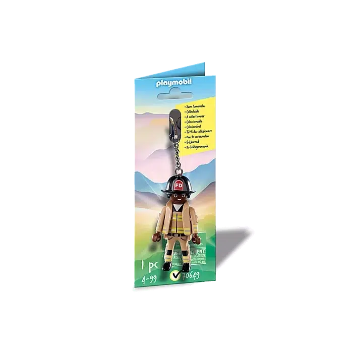Firefighter Keychain-Playmobil-The Red Balloon Toy Store