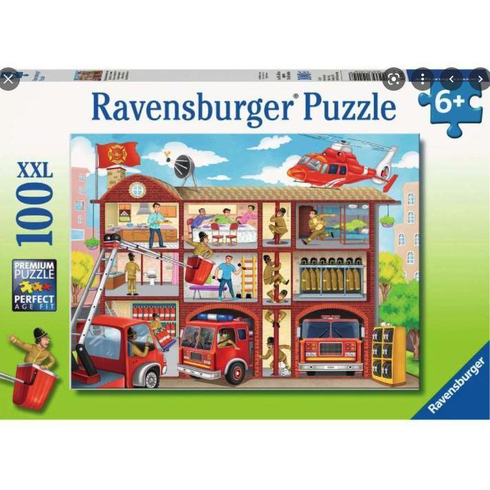 Firehouse Frenzy 100pc-Ravensburger-The Red Balloon Toy Store