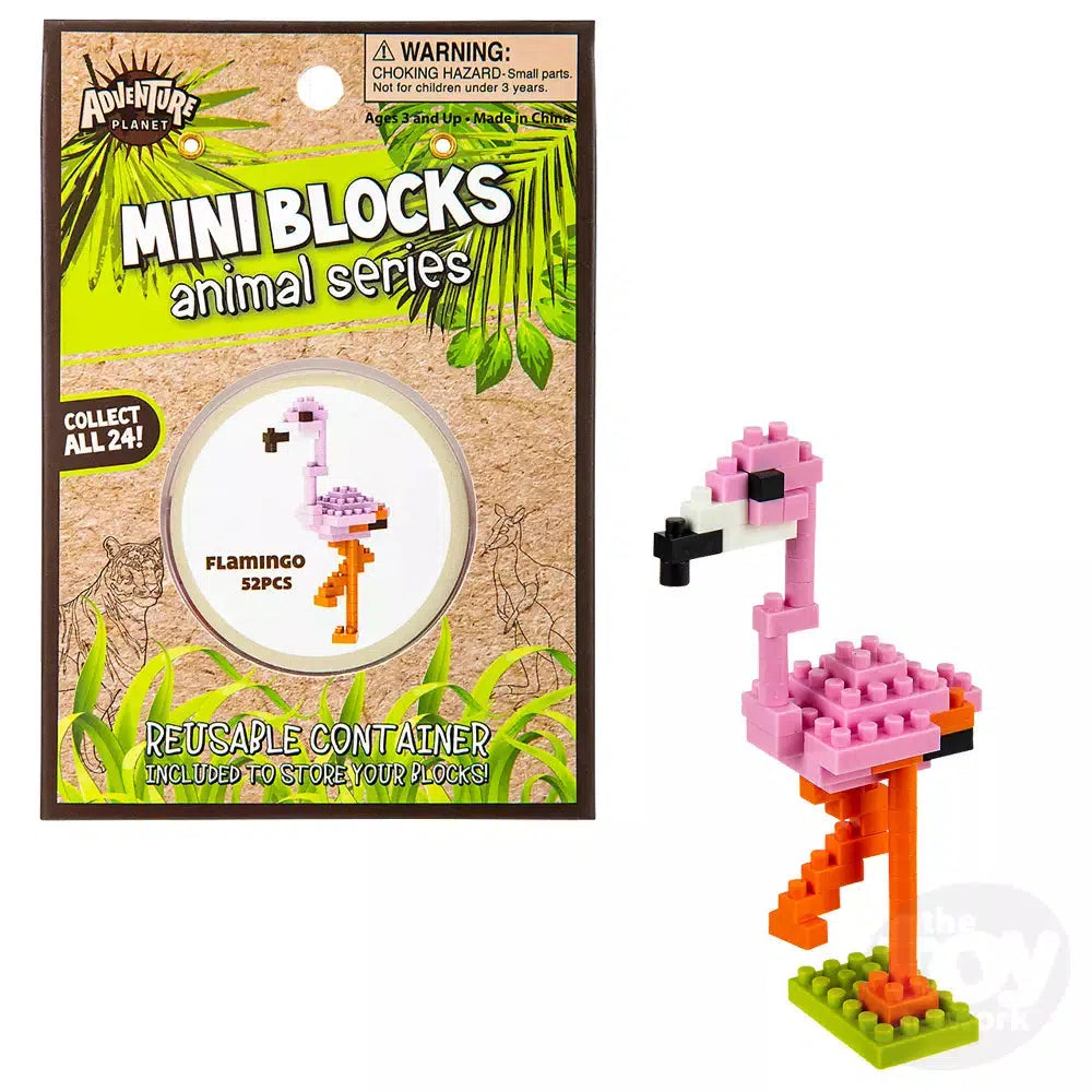 Flamingo - Mini Blocks-Adventure Planet-The Red Balloon Toy Store