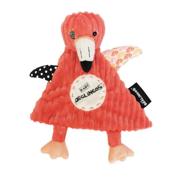 Flamingos The Flamingo - Baby Comforter-Les Deglingos-The Red Balloon Toy Store
