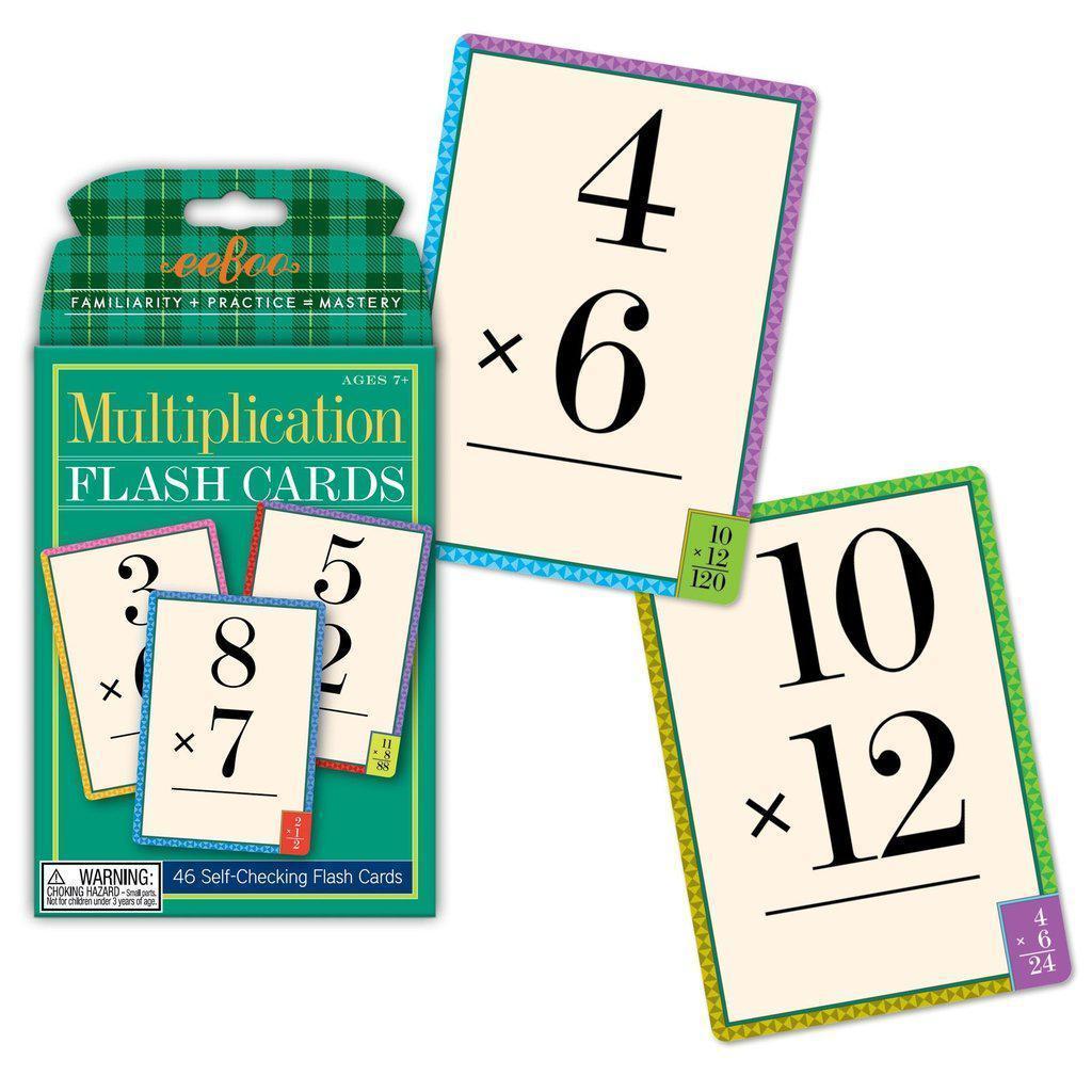 Flash Cards - Multiplication-eeBoo-The Red Balloon Toy Store