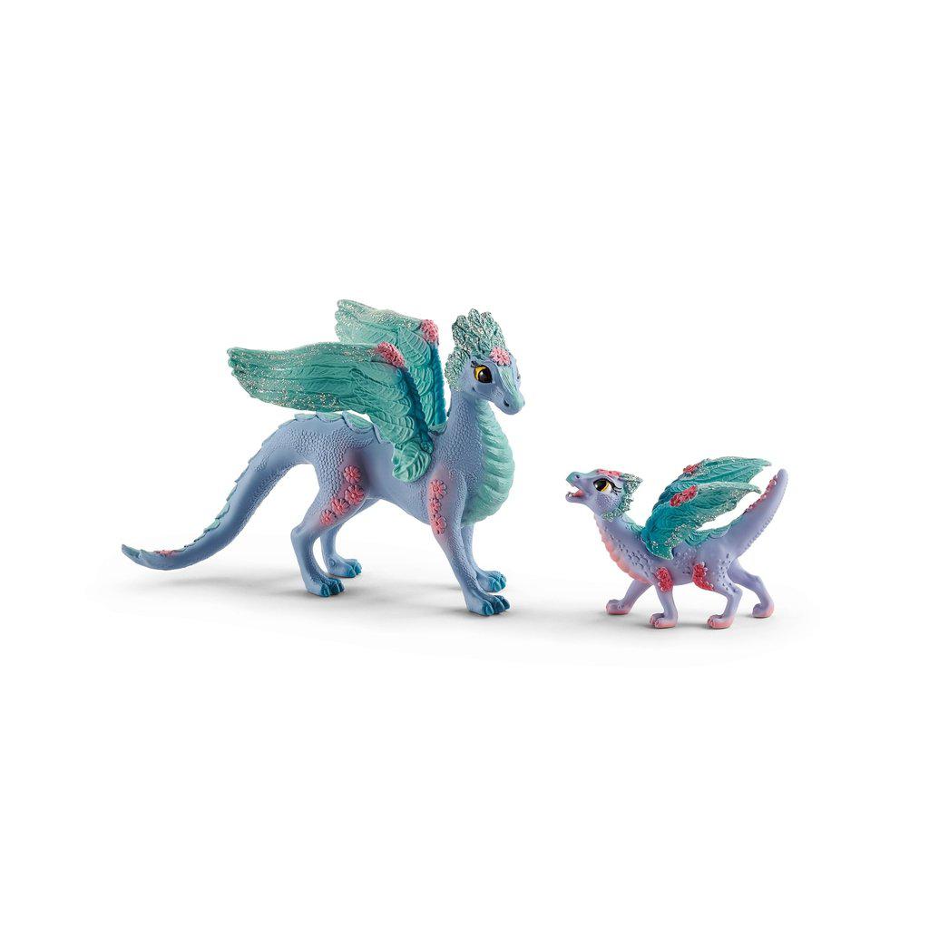 Flower Dragon and Baby-Schleich-The Red Balloon Toy Store