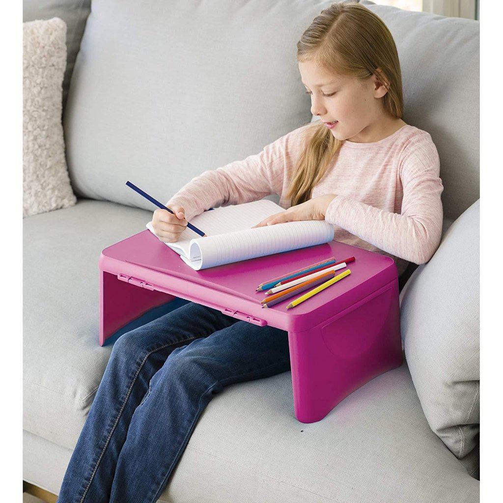Folding Lap Desk - Pink-HearthSong-The Red Balloon Toy Store