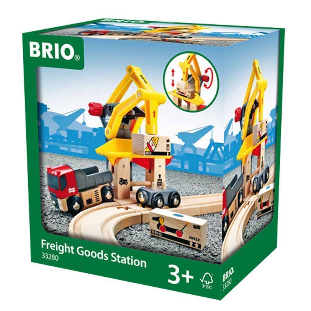 Freight Goods Station-Brio-The Red Balloon Toy Store