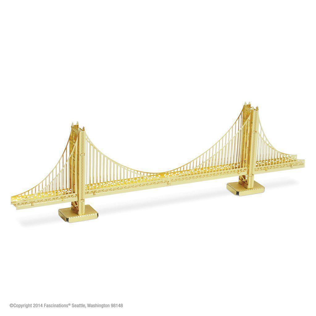 GOLD Golden Gate Bridge-Metal Earth-The Red Balloon Toy Store