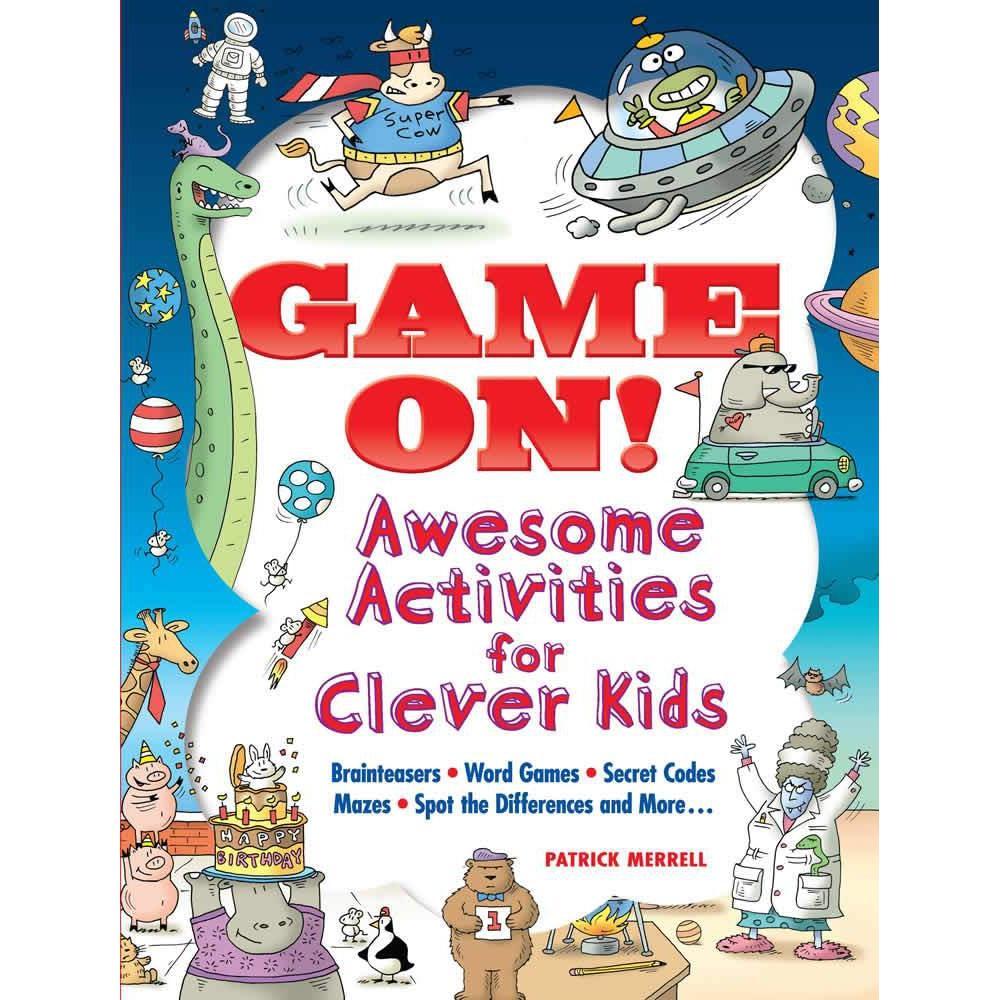 Game On! Awesome Activities for Clever Kids-Dover Publications-The Red Balloon Toy Store