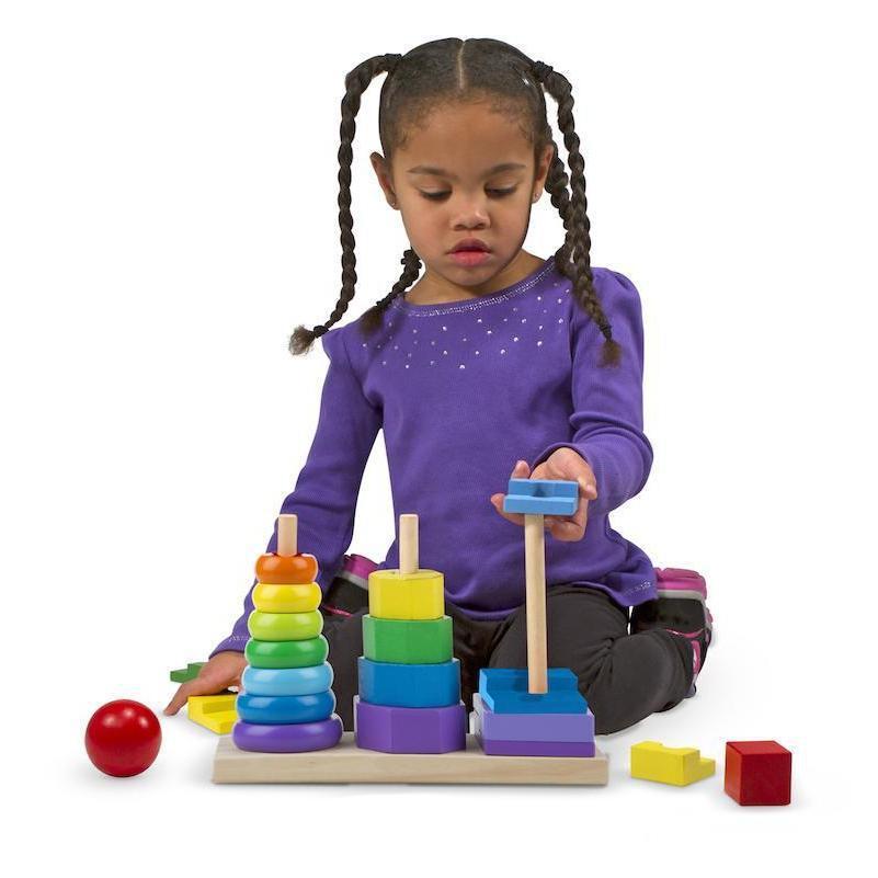 Geometric Stacker-Melissa & Doug-The Red Balloon Toy Store