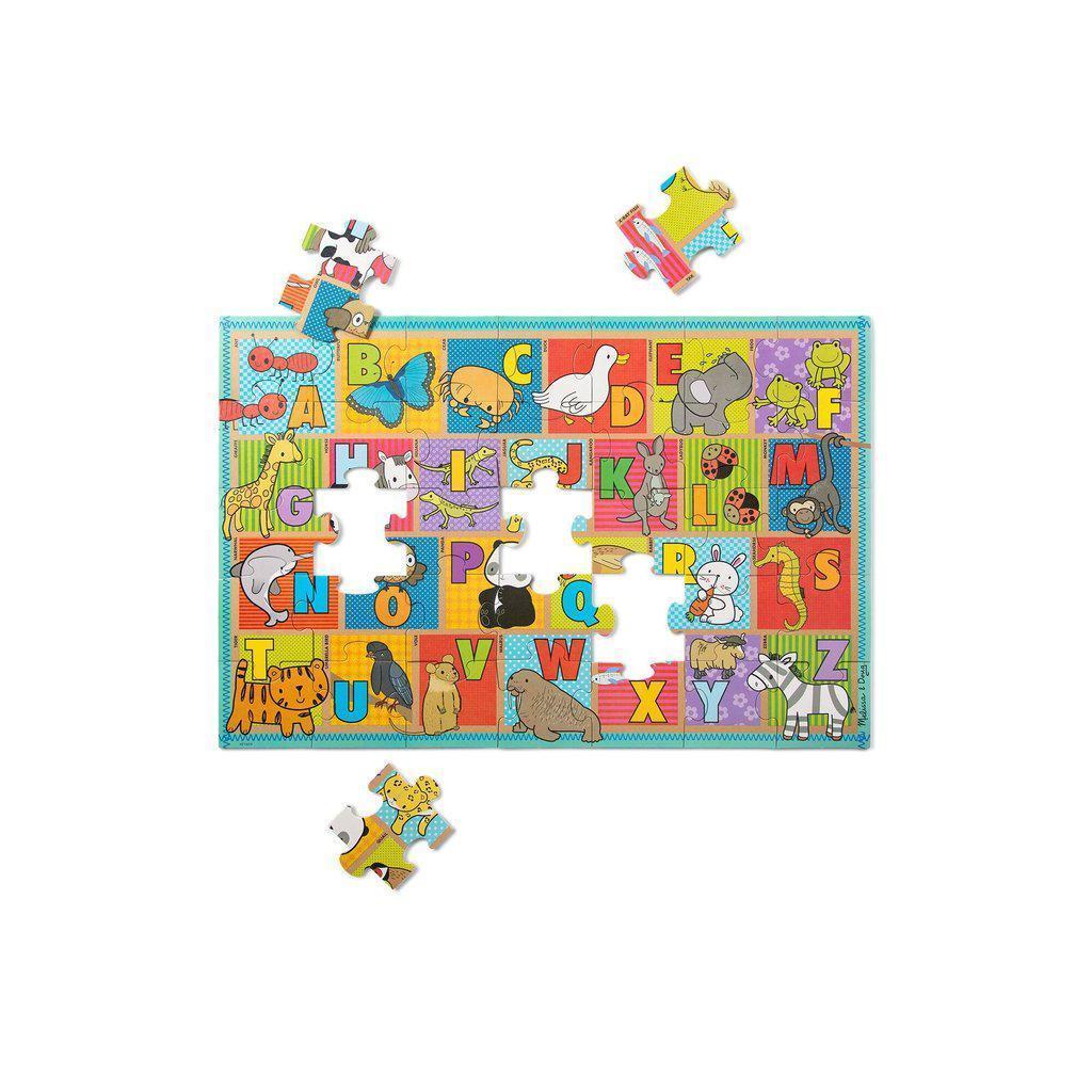 Giant Floor Puzzle - ABC Animals 35 pc-Melissa & Doug-The Red Balloon Toy Store