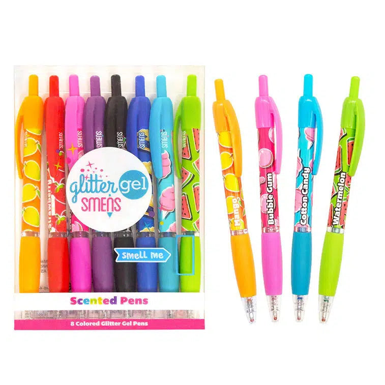 Glitter Gel Pen 8-pack-Scentco-The Red Balloon Toy Store