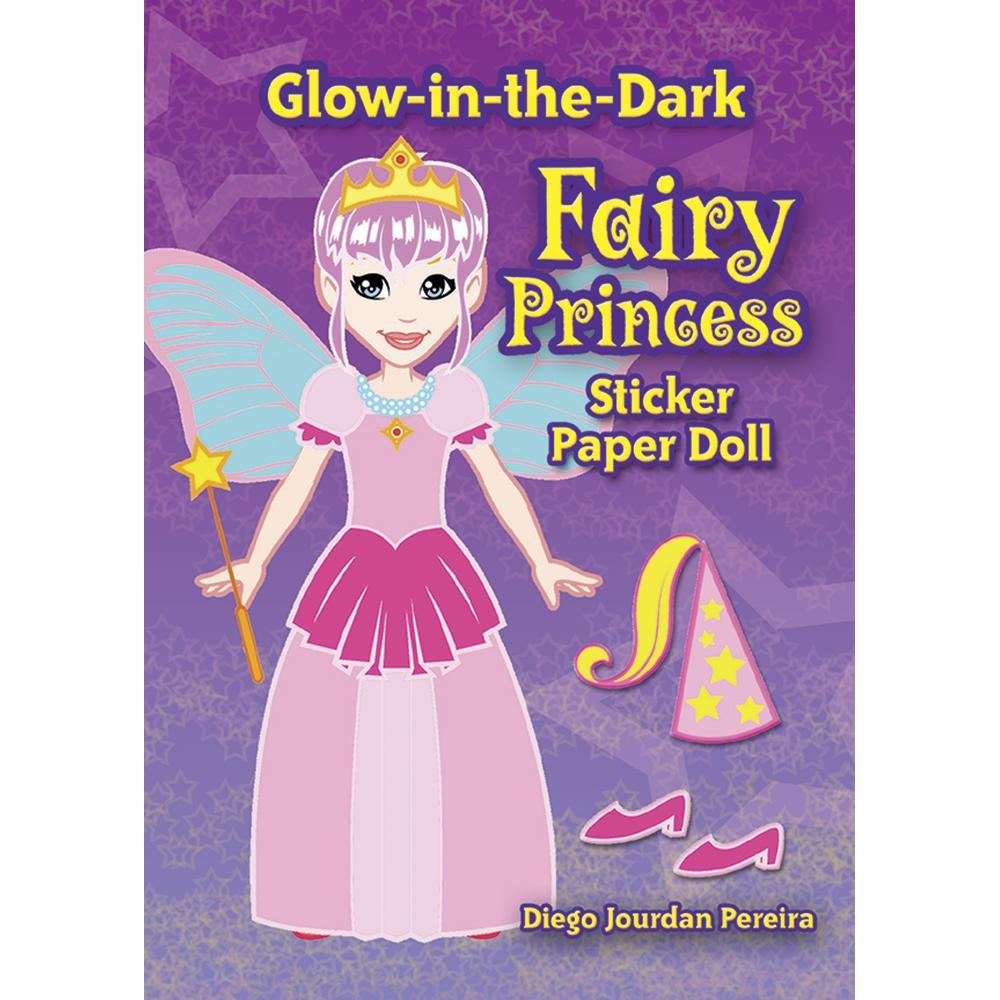 Glow-in-the-Dark Fairy Princess Sticker Paper Doll-Dover Publications-The Red Balloon Toy Store