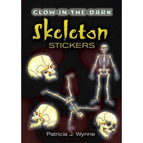 Glow-in-the-Dark Skeleton Stickers-Dover Publications-The Red Balloon Toy Store