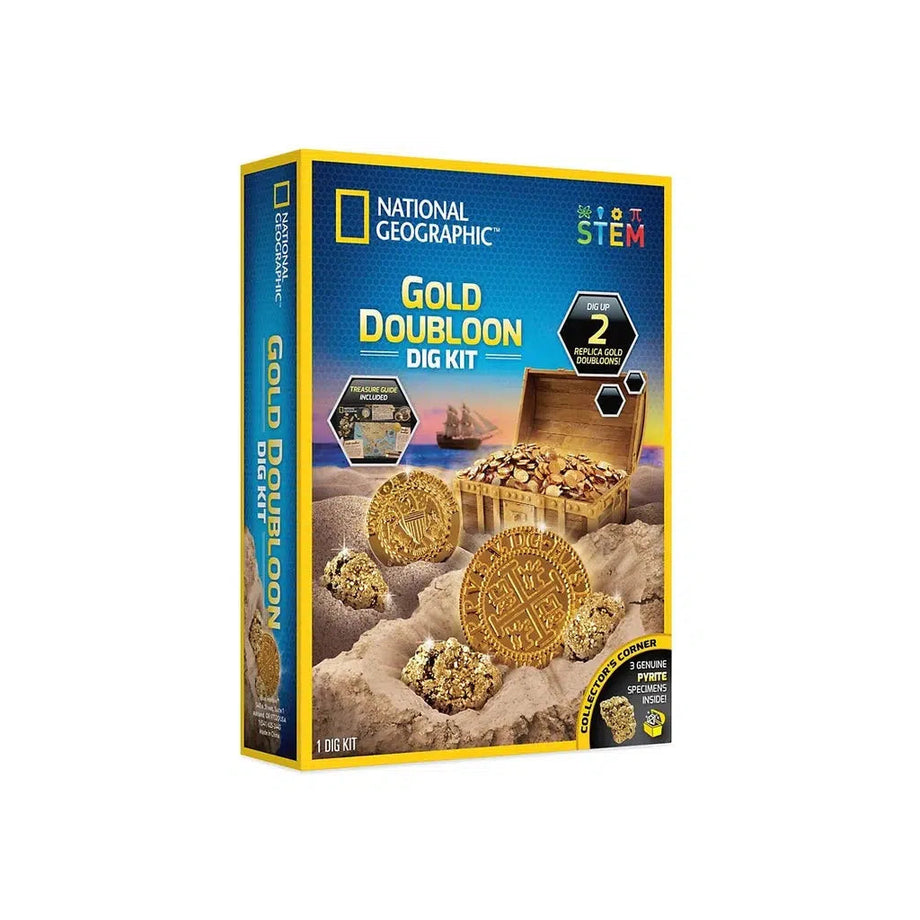 Gold Doubloon Dig Kit - National Geographic – The Red Balloon Toy Store