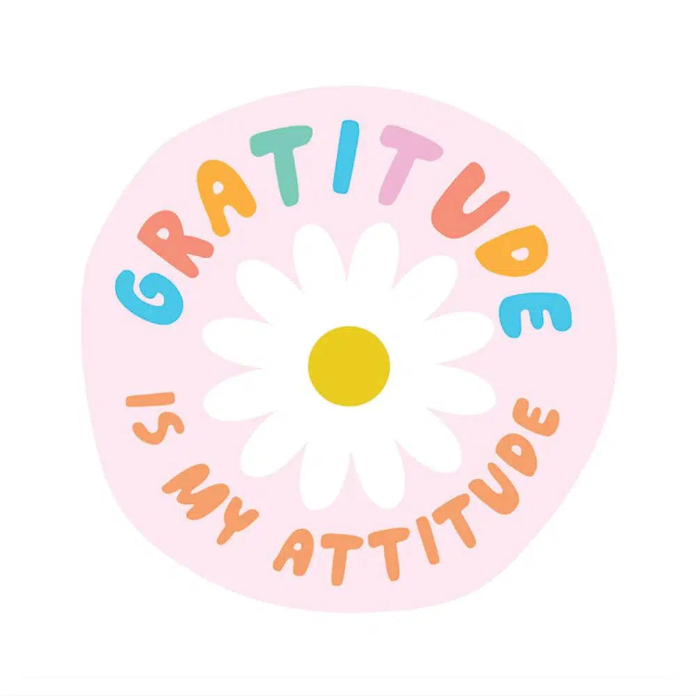 Gratitude Is My Attitude Vinyl Sticker-PipStickers-The Red Balloon Toy Store