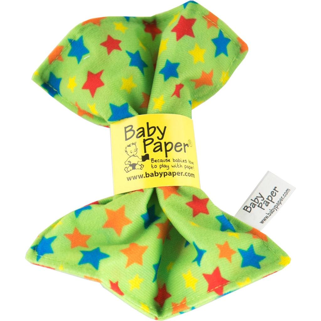Green Stars Baby Paper-Baby Paper-The Red Balloon Toy Store