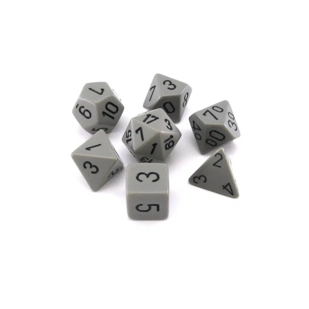 Grey D&D Dice Set-Chessex-The Red Balloon Toy Store