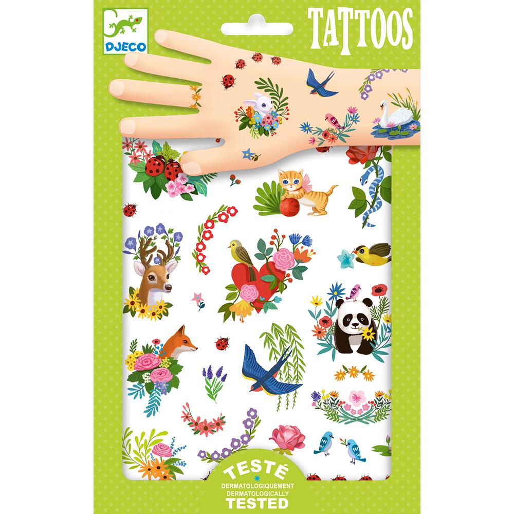 Happy Spring Tattoos-Djeco-The Red Balloon Toy Store
