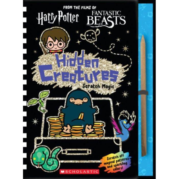 Harry Potter: Hidden Creatures Scratch Magic-Scholastic-The Red Balloon Toy Store