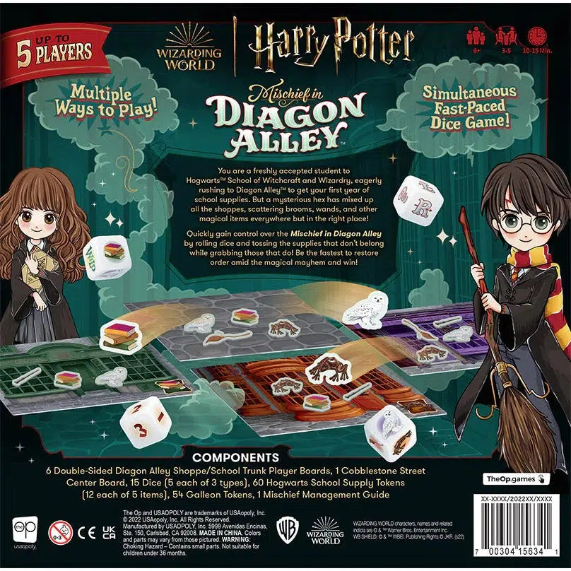 Harry Potter Mischief in Diagon Alley-USAopoly-The Red Balloon Toy Store