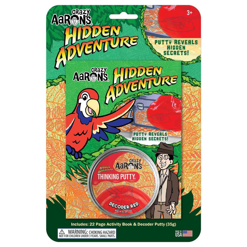 Hidden Adventure Thinking Putty - Decoder Red-Crazy Aaron's-The Red Balloon Toy Store