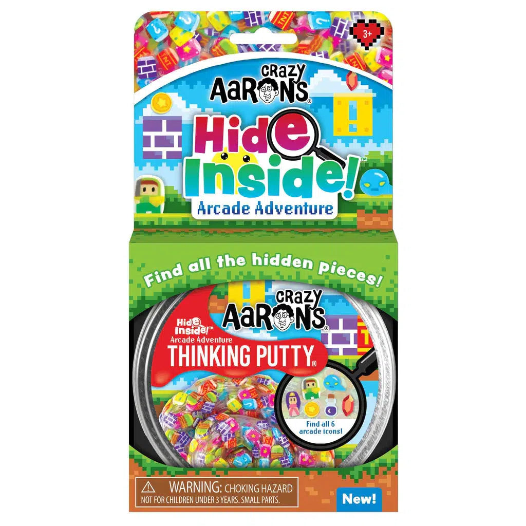 Hide Inside Thinking Putty - Arcade Adventure-Crazy Aaron's-The Red Balloon Toy Store