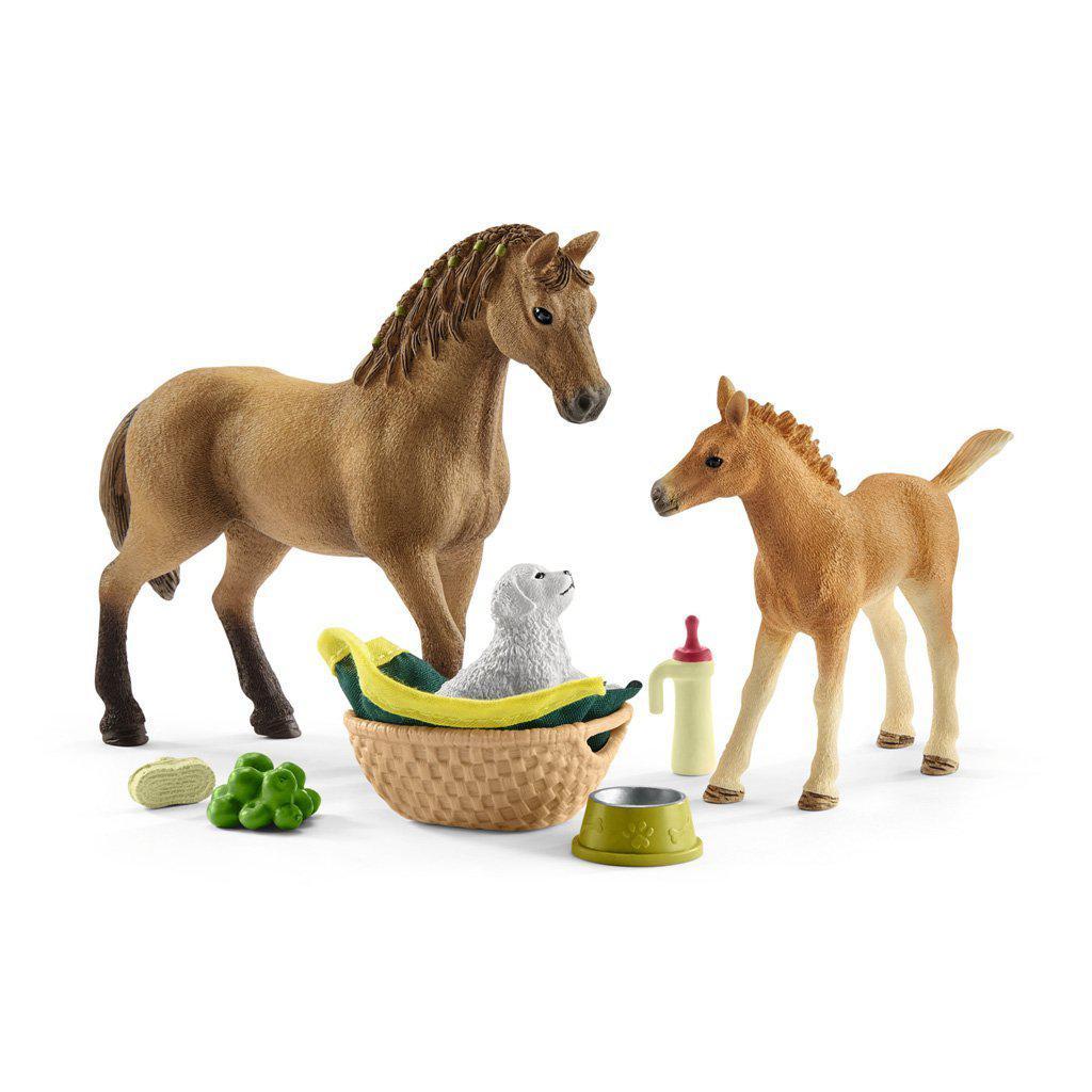Horse Club Sarah’s Baby Animal Care-Schleich-The Red Balloon Toy Store