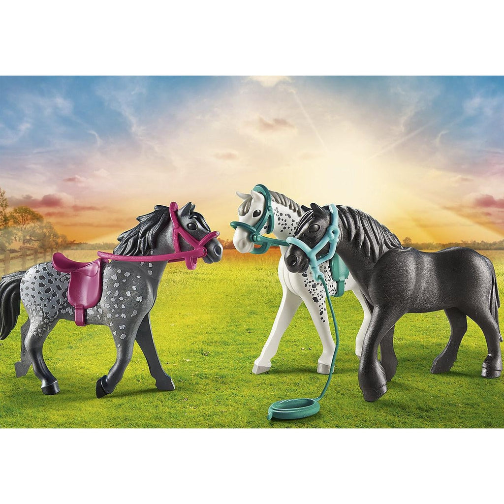 Horse Trio-Playmobil-The Red Balloon Toy Store