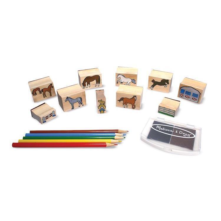 Horses Stamp Set-Melissa & Doug-The Red Balloon Toy Store