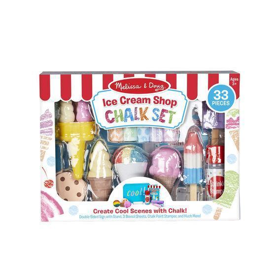 Ice Cream Shop Chalk Set-Melissa & Doug-The Red Balloon Toy Store