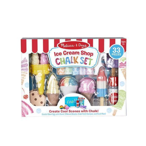 Ice Cream Shop Chalk Set-Melissa & Doug-The Red Balloon Toy Store