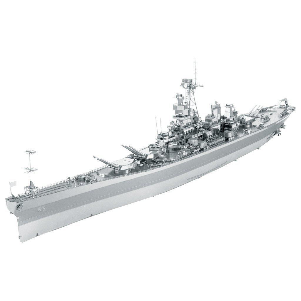Iconx USS Missouri (BB-63)-Metal Earth-The Red Balloon Toy Store