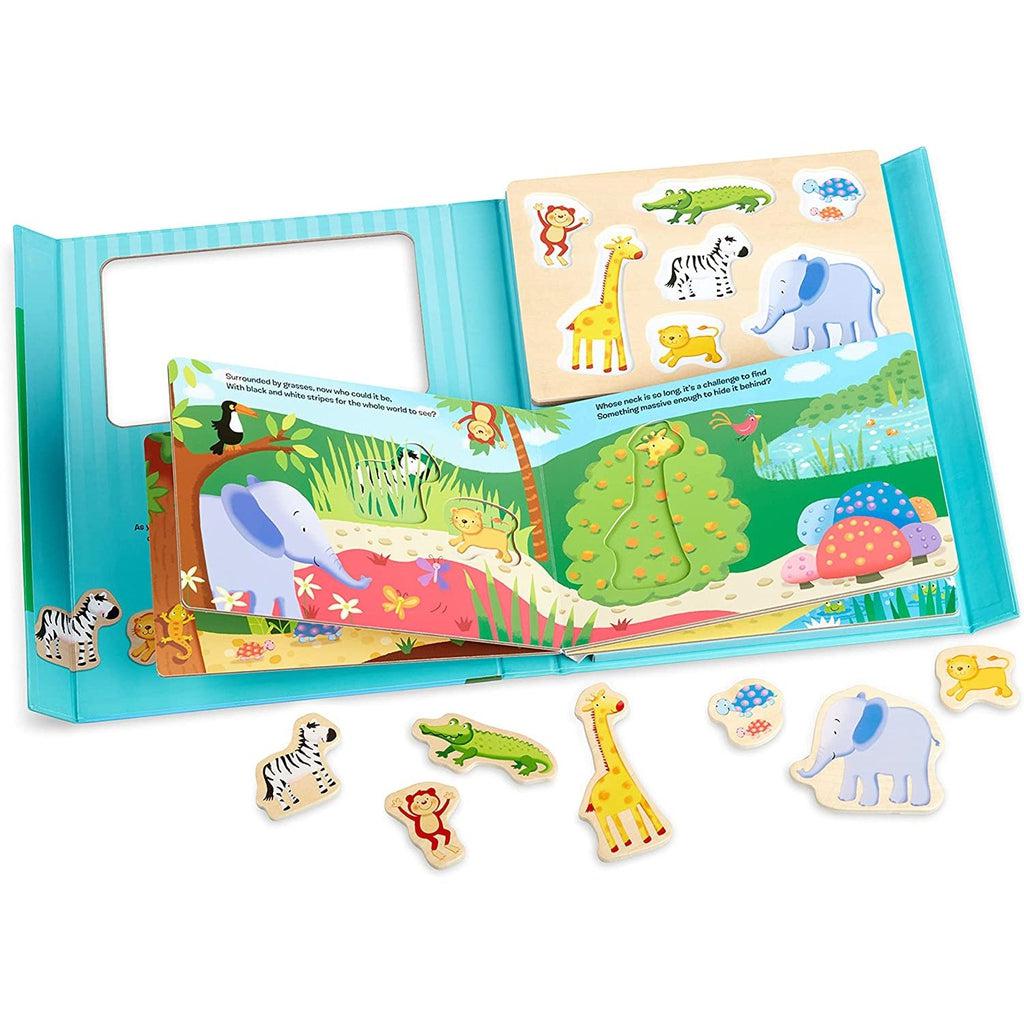 In the Jungle Book & Puzzle Play Set-Melissa & Doug-The Red Balloon Toy Store