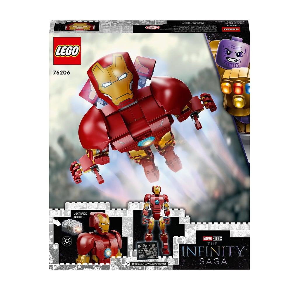 LEGO Marvel Iron Man Figure 76206 Collectible Buildable Toy, Kids Bedroom  Display Model from Avengers: Age of Ultron, Infinity Saga Set