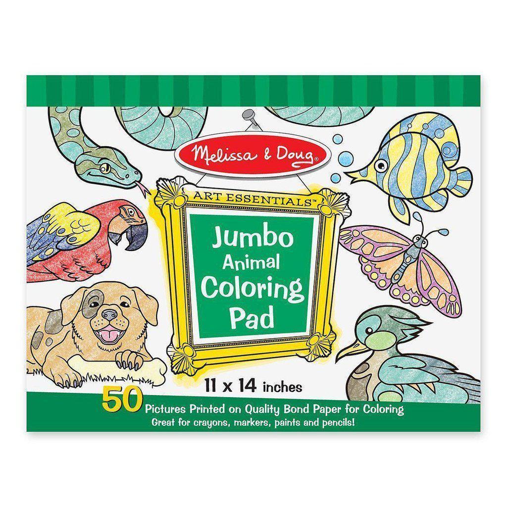 Jumbo Coloring Pad - Animal-Melissa & Doug-The Red Balloon Toy Store