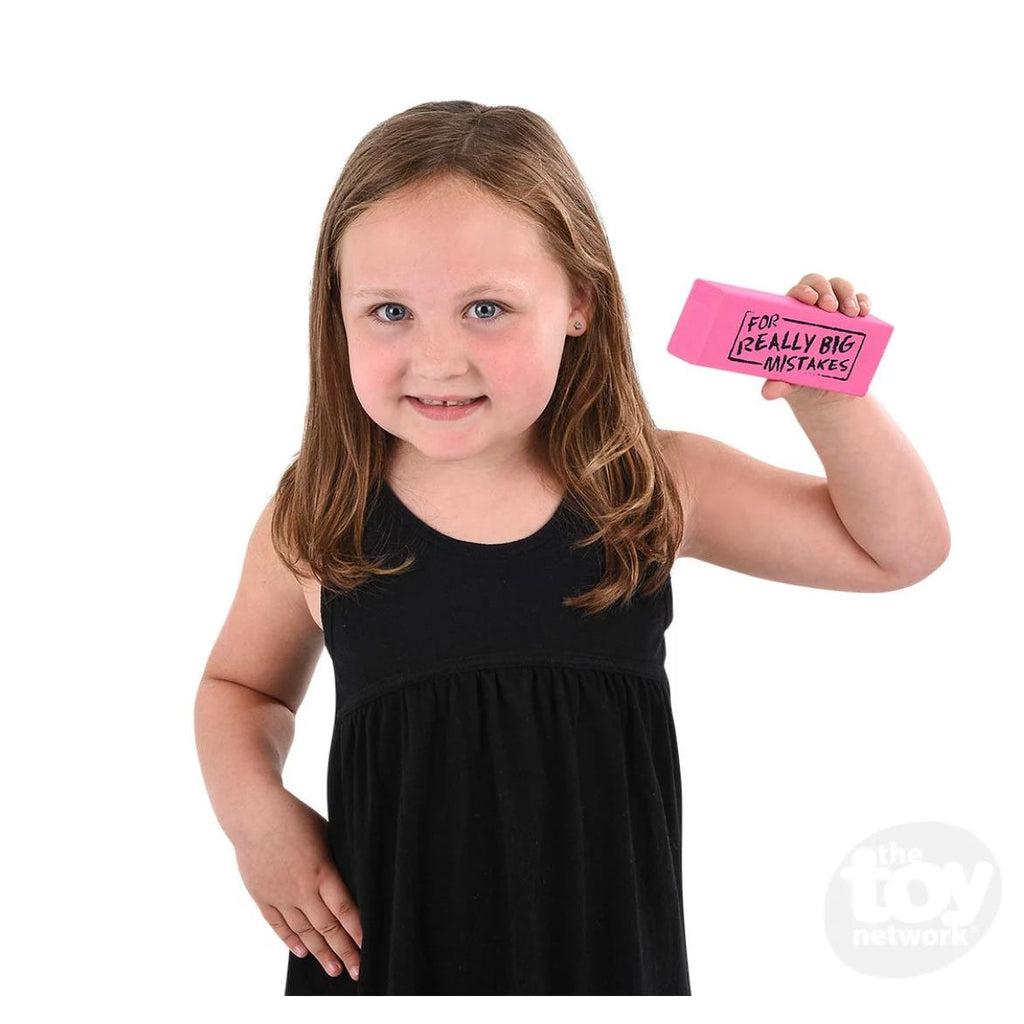 Jumbo Eraser for Big Mistakes-The Toy Network-The Red Balloon Toy Store