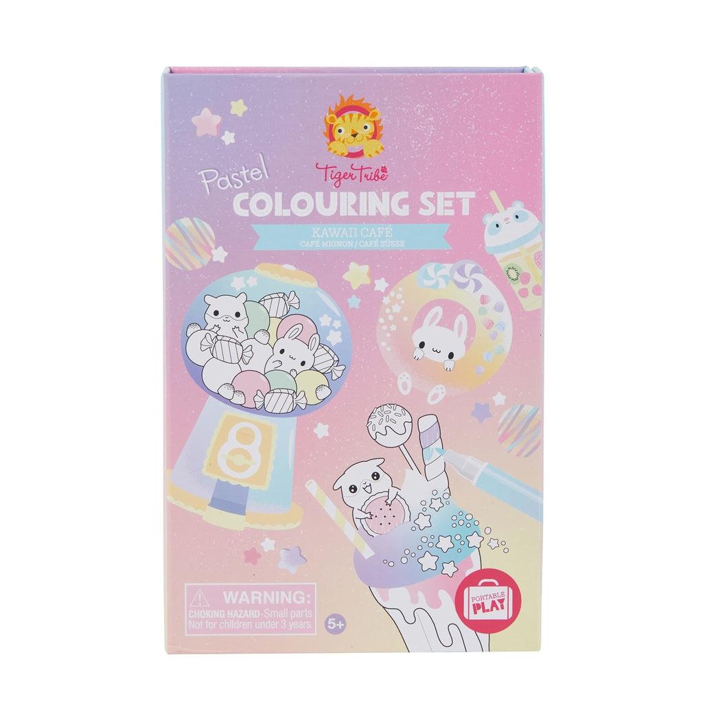 Kawaii Cafe Pastel Coloring Set-Tiger Tribe-The Red Balloon Toy Store