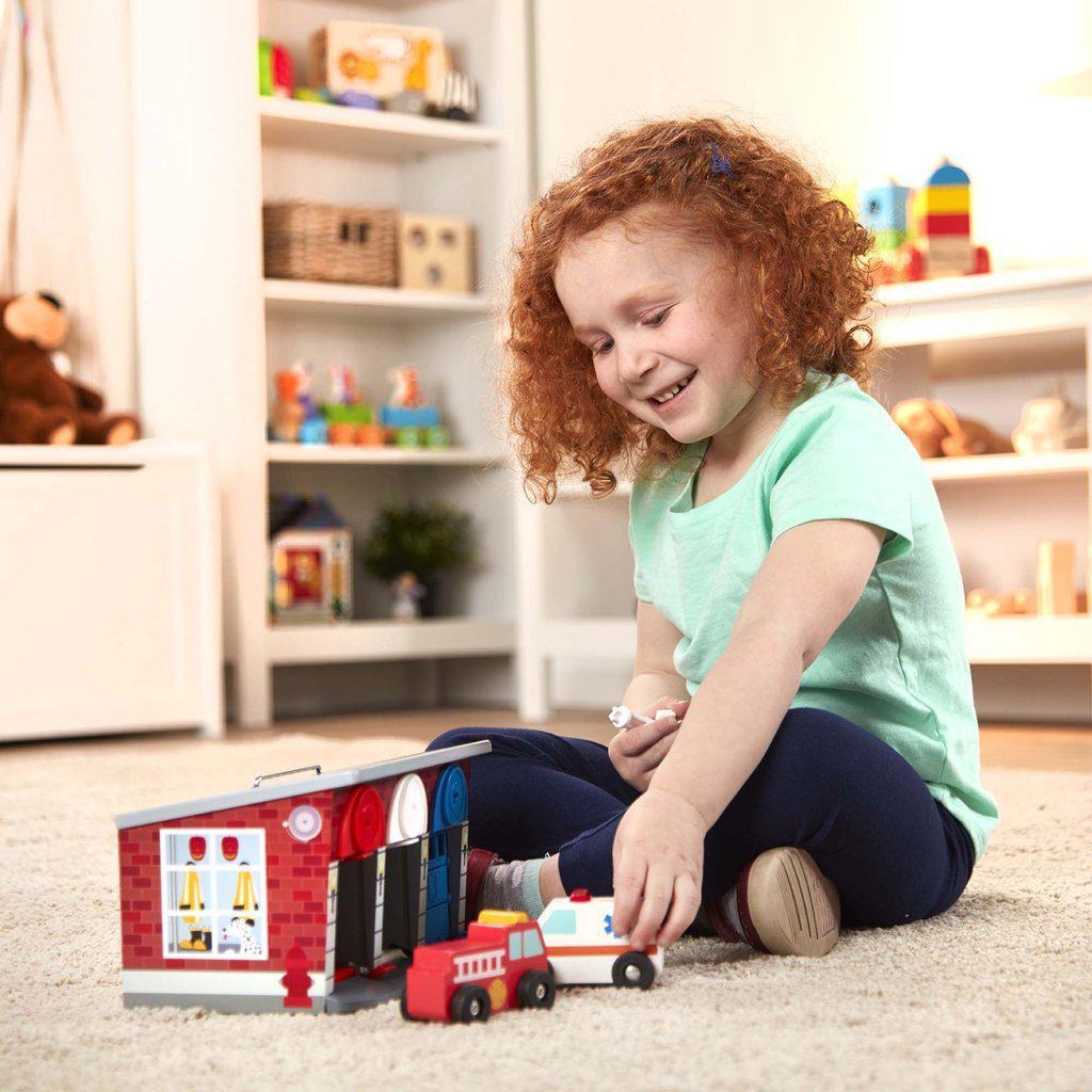Keys & Cars Rescue Garage-Melissa & Doug-The Red Balloon Toy Store