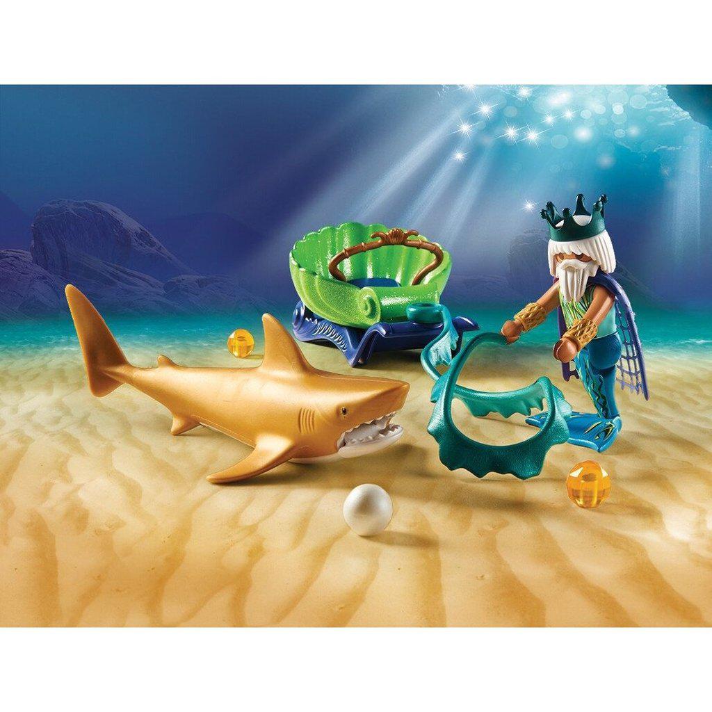 Playmobil Magic King of the Sea with Shark Carriage - 70097 – The Red  Balloon Toy Store
